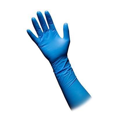 Einweg-Nitrilhandschuhe extra lang - Ultra 400 Gr. S - XL