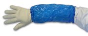 GOFOOD sleeve protectors made of PE, blue