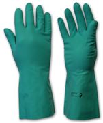 Nitrile glove 32cm, size M / 8, green #2360
