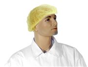 GOFOOD Fleece clip-hood, yellow
