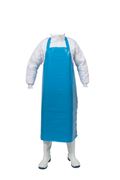 Blue TPU apron - 300 my, 90 cm width