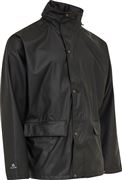 Elka Dry Zone PU jacket, black 026300 - Size XS-5XL