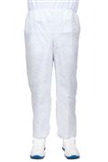 One-way fleece trousers, white