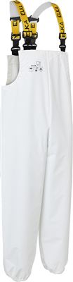 Elka Food Bib & Brace G&F, white 079910E - Size XS-5XL