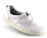 Schürr Prof Velcro shoe without steel-toe cap white