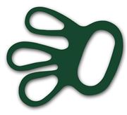 Glove tensioners green, packed in bag á 100 pcs.
