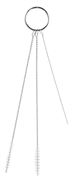 Vikan cleaning set with 3 brushes, Ø2, Ø5, Ø6 mm, soft 53625