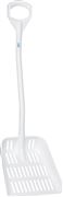 Vikan ergonomic shovel with drain holes, 380x340x90mm, 1145mm 56035