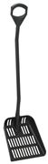 Vikan ergonomic shovel with drain holes, 380x340x90mm, 1305mm 56049