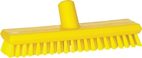 Vikan 70604 12 Deck/Wall Scrub- Stiff, Red