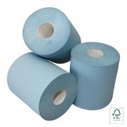 Hygisan industrial roll made of recycled paper, 3-ply