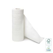 Kitchen roll made of cellulose, 2-ply
