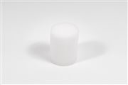 Closing plug for occipital foramen made of LDPE foam, white