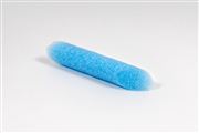 Closing plug for bolt gun hole made of LDPE foam, blue